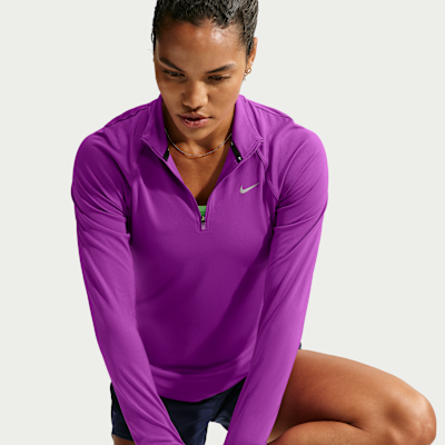Nike Tempo Women's Dri-FIT 1/4-Zip Running Top. Nike.com